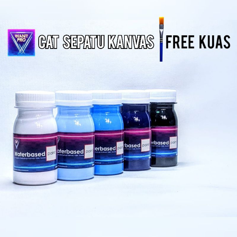 CAT SEPATU KANVAS / Cat Sepatu Suede / Cat Sepatu Kain / Waterbased