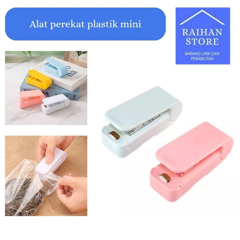 SELLER HAND SEALER MINI / ALAT PRESS PEREKAT PLASTIK MAKANAN PEREKAT BUNGKUSAN SNACK CEMILAN