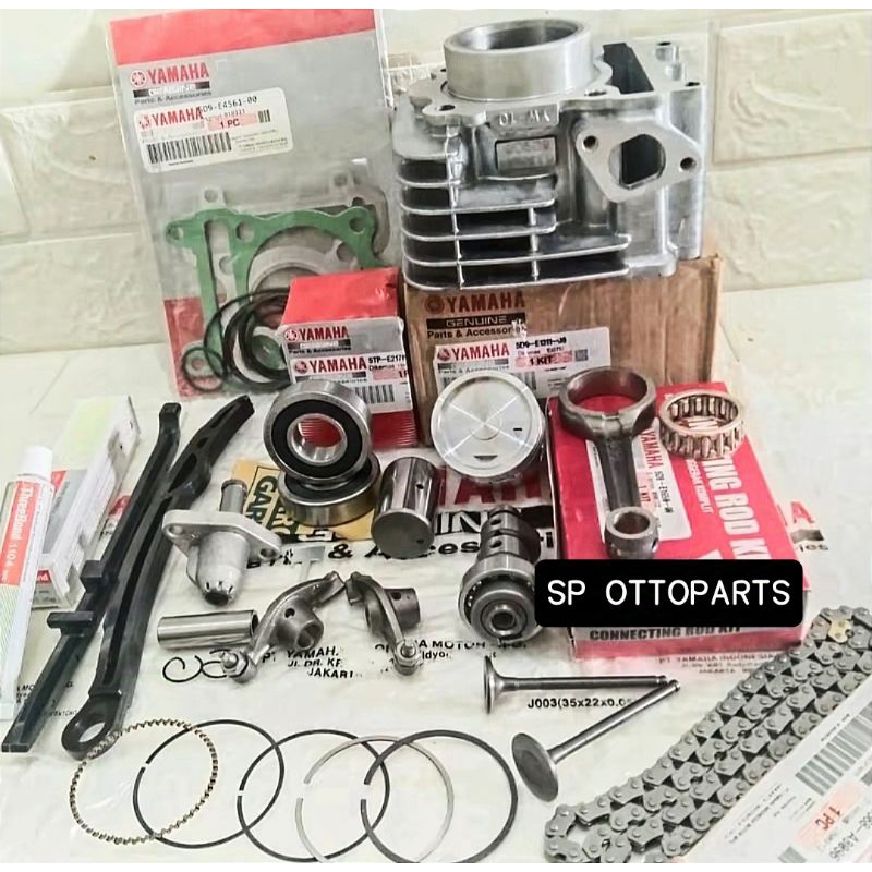 BLOK SEHER KOMPLIT 5D9 BLOK MESIN 11ITEM YAMAHA VEGA ZR VEGA RR JUPITER Z NEW ROBOT