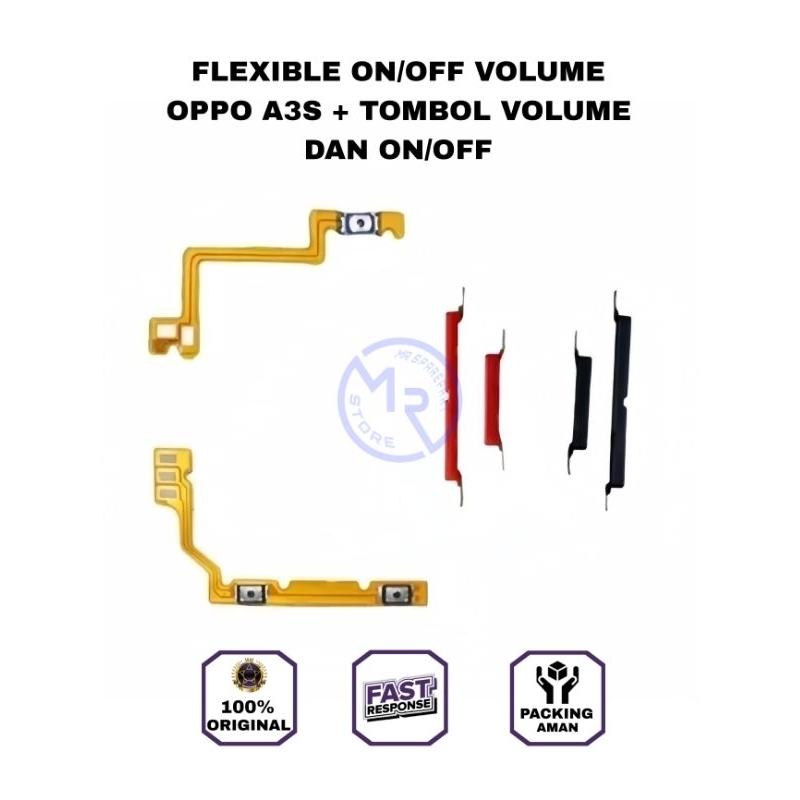 TOMBOL VOLUME OPPO A3S TOMBOL ON OFF OPPO A3S  FLEXIBLE ON OFF OPPO A3S FLEXIBLE VOLUME OPPO A3S CPH