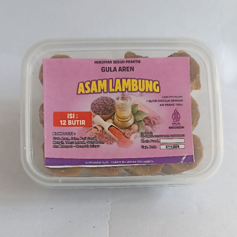 

Gula Aren Asam Lambung Minuman Seduh Praktis Ramuan Rempah Tradisional Alami Asli Yogyakarta