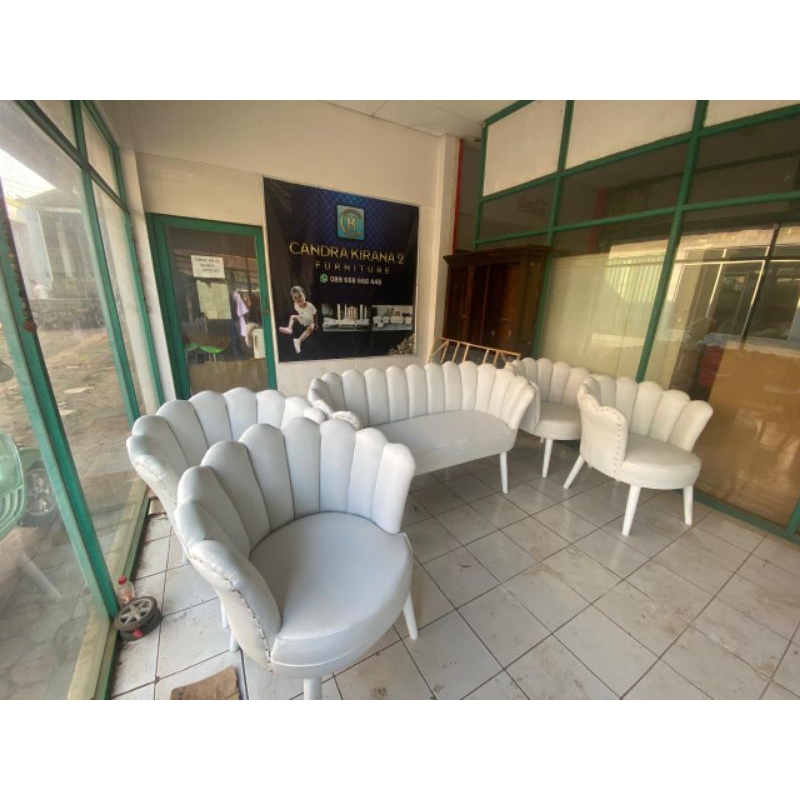 Kursi Pelaminan/Kursi Kerang/Kursi Kerang Murah/Sofa Pelaminan/Kursi Kerang Lesti