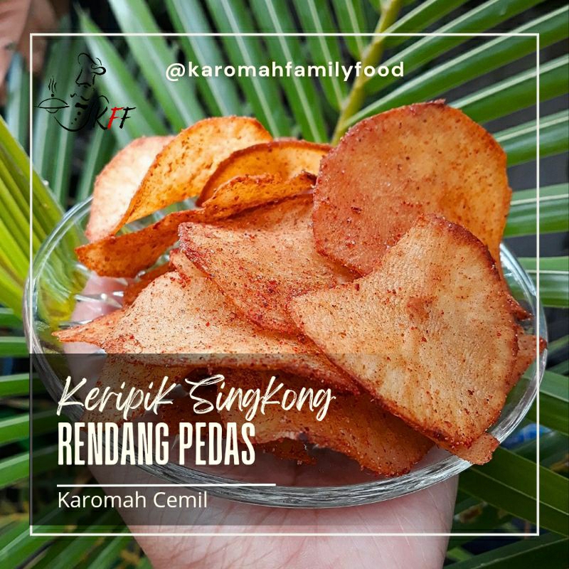 

《KFF》Keripik Singkong Rendang Pedas 250 gram