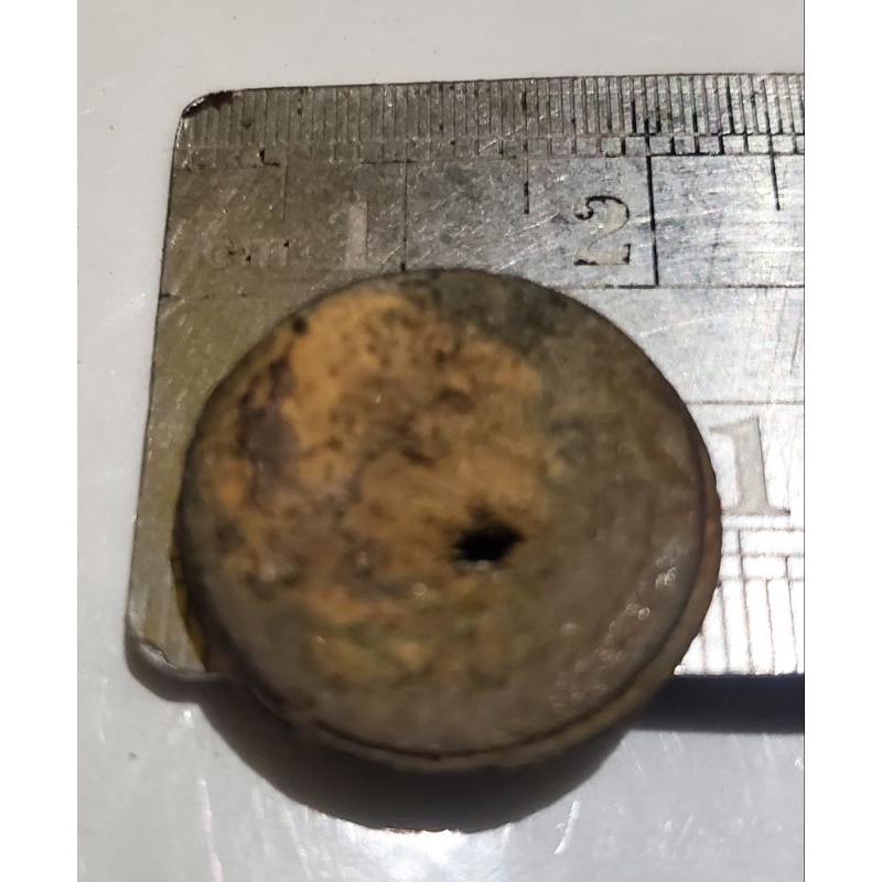 1 biji koin gobog pitis dempet temuan sungai u koleksi asli kuno dipigura