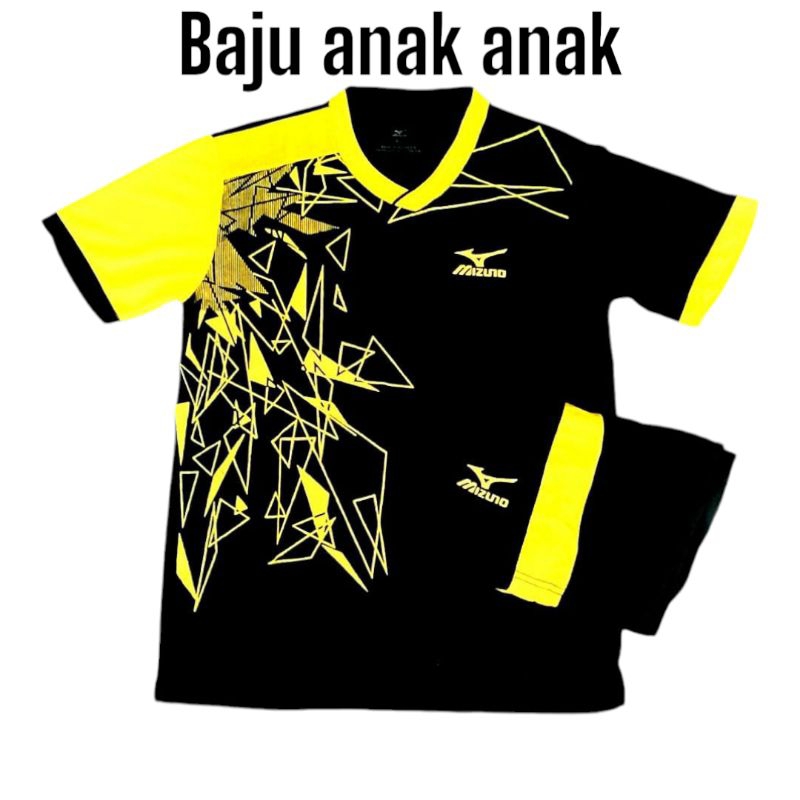 baju olahraga anak anak usia 5-13th baju jersy sepak bola badminton voli