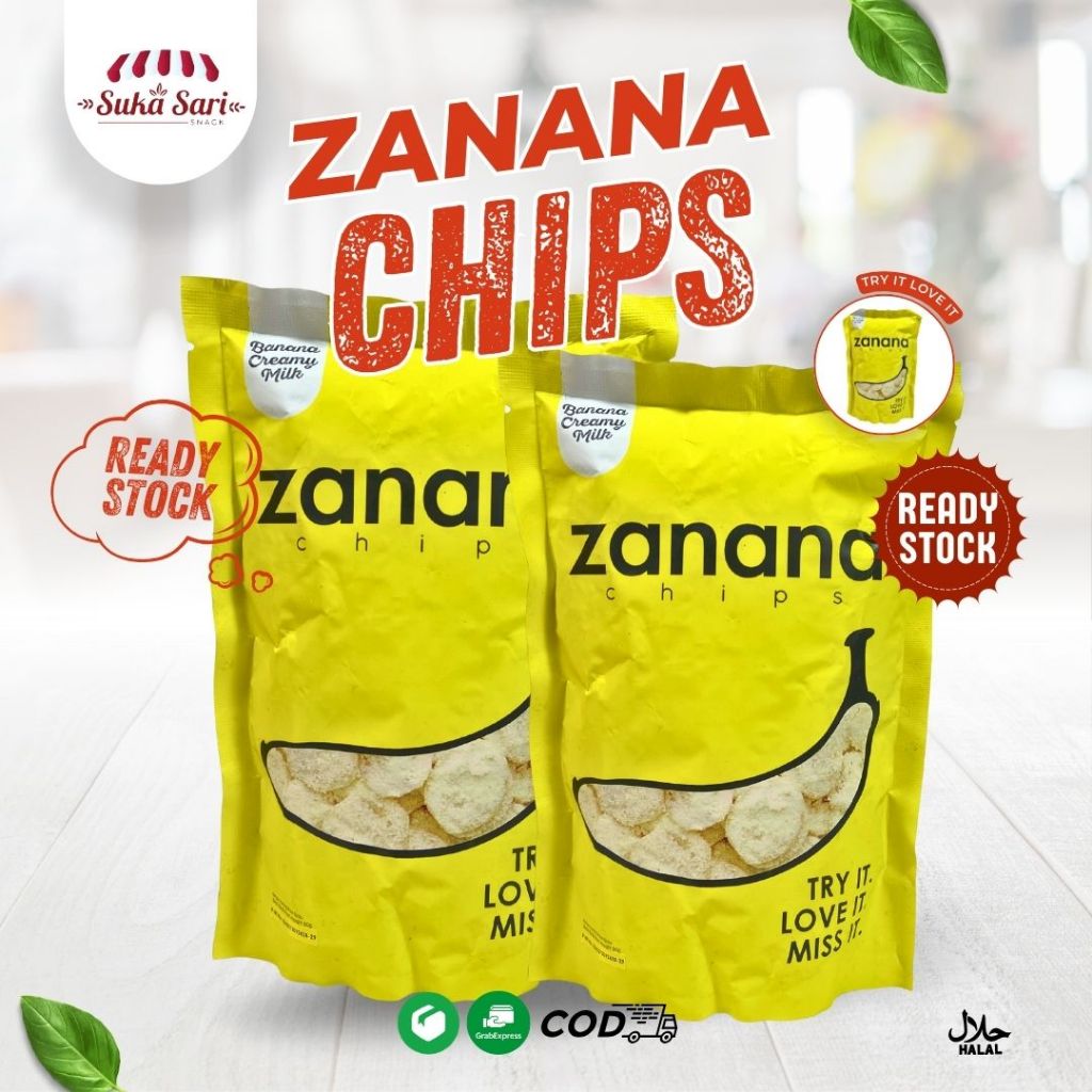 

Zanana Chips | Keripik Pisang Bumbu Tebal dan Renyah | Sukasari Snack