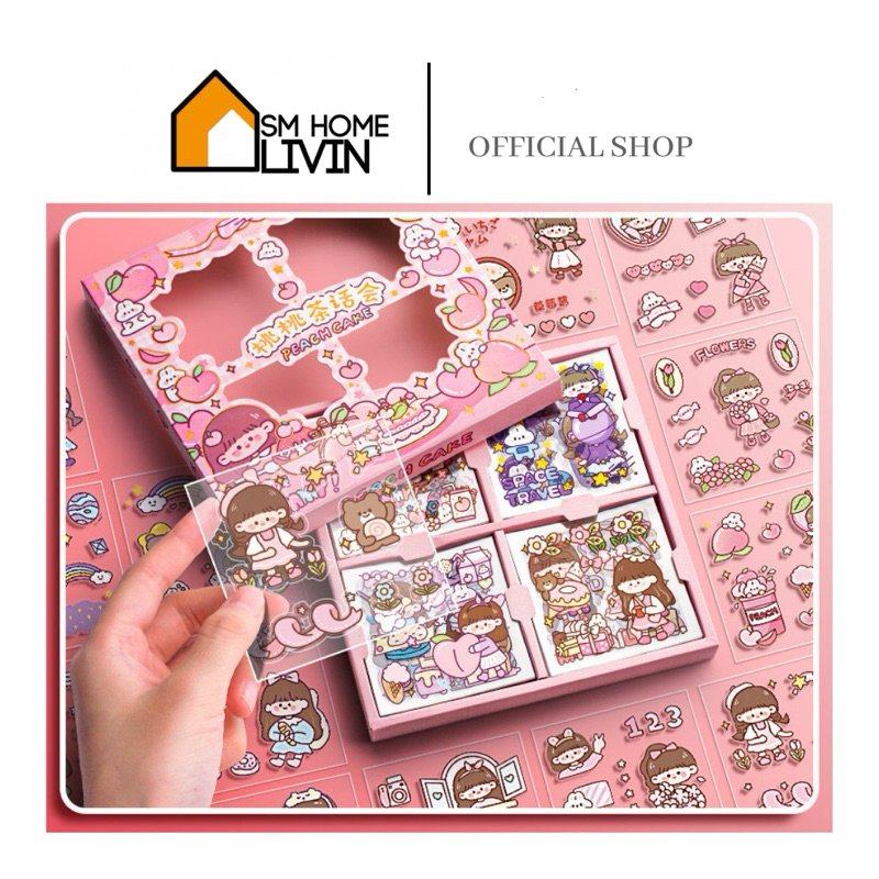 

SMHOME- STIKER LUCU ANAK PRINCESS CEWE PEREMPUAN ISI 100 PREMIUM WITH BOX