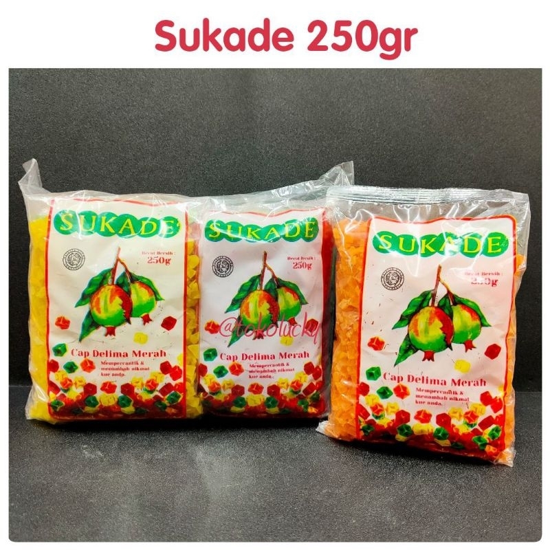 

Sukade 250gr (per bks) /Buah Kering