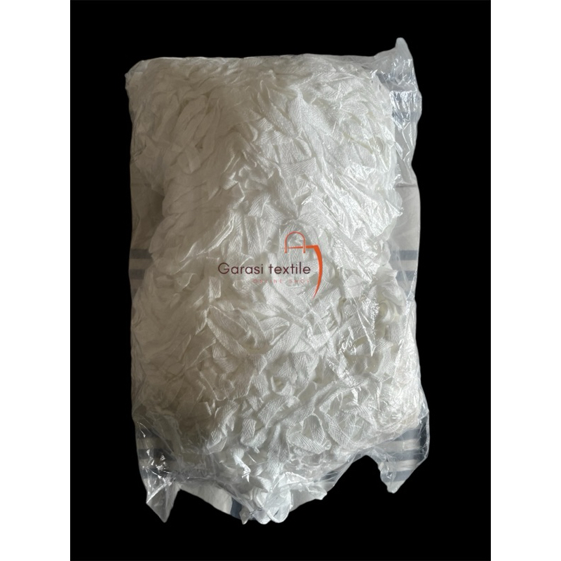 TALI VETERBAND - TALI GULING - PUTIH 8MM-PUTIH UK 1CM KEMASAN (1 KG)