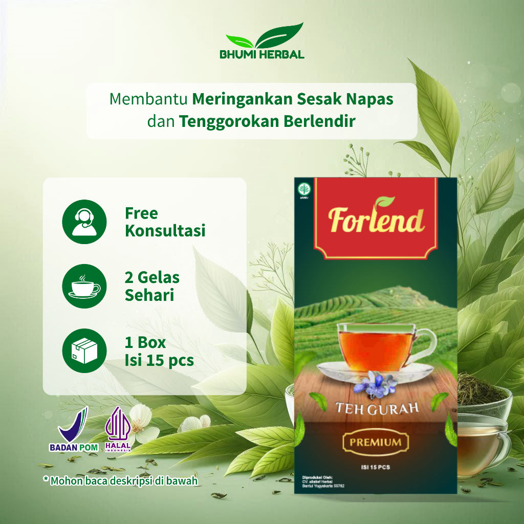 

Obat Herbal Mengeluarkan Dahak dan Lendir Ampuh Teh Gurah Forlend