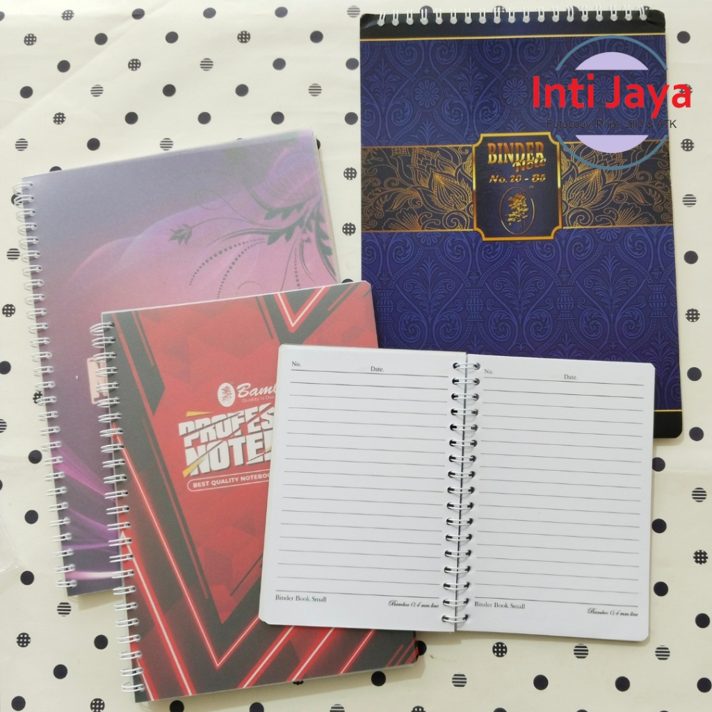 

Notes Spiral Notebook Bamboo B5 A5 A6