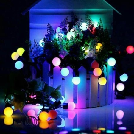 Lampu Hias Bola Crystal Rainbow / Lampu Tumblr RGB Rainbow
