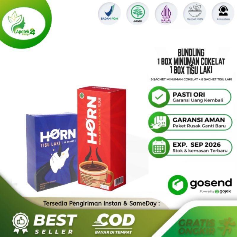 HORN PAKET BUNDLING TISU & COKLAT BY DR.BOYKE