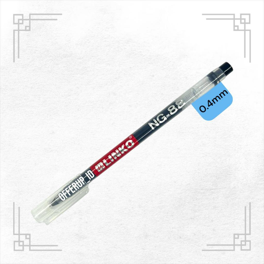 

PULPEN GEL LINKO NG-88 0.4mm