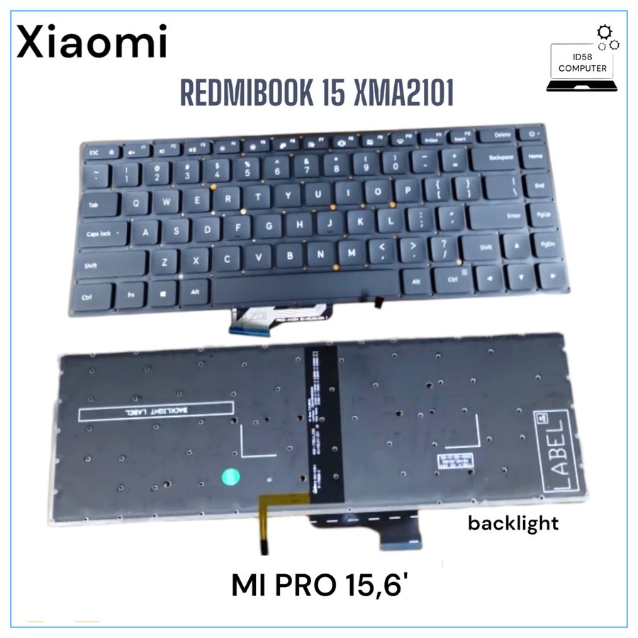 KEYBOARD XIAOMI MI PRO 15.6 REDMIBOOK 15 XMA2101 BACKLIGHT