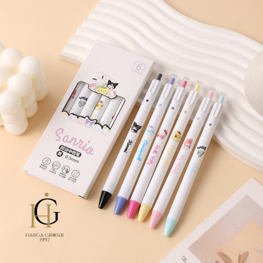 

PEN CETEK SANRIO 1 SET 6 PCS PREMIUM FREE BOX TERMURAH COD BAGUS LUCU IMUT KADO UNIK SOUVERNIR BISA COD