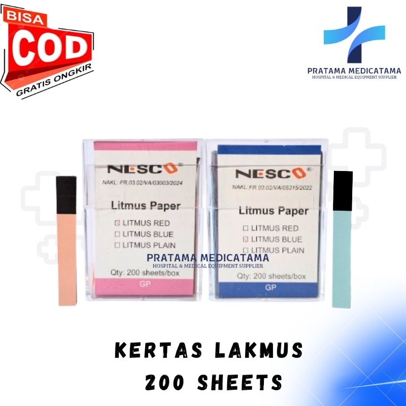 Kertas Lakmus / Litmus Paper Ukur PH Asam & Basa Nesco