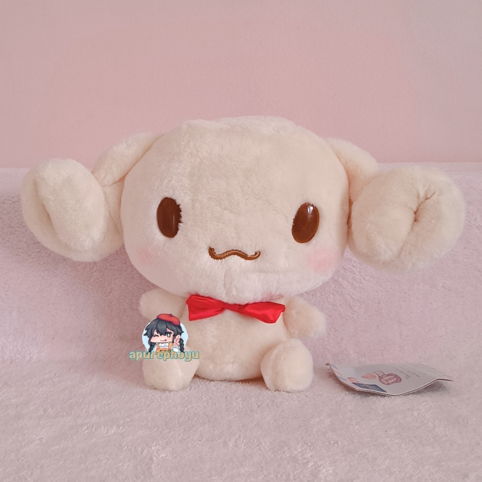 Boneka Sanrio Characters Espresso Cinnamoroll & Friends Boys Bow Tie Small Plush