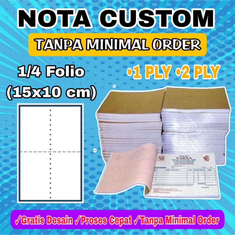 

NOTA CUSTOM 1/4 FOLIO (15x10cm)