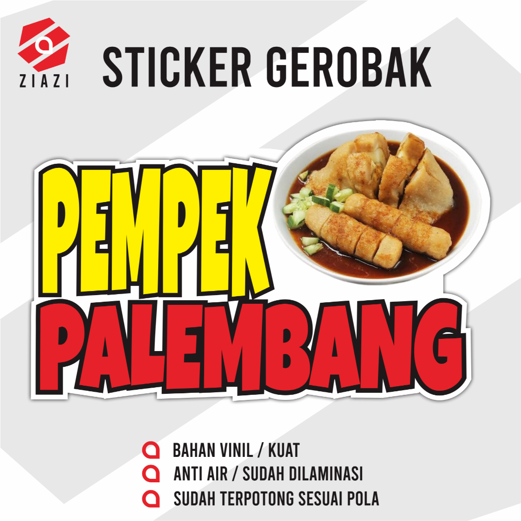 

Sticker Pempek Palembang Sticker Kaca Sticker Etalase Sticker Gerobak Sticker Nama Usaha Sticker Custom Sticker Vinil