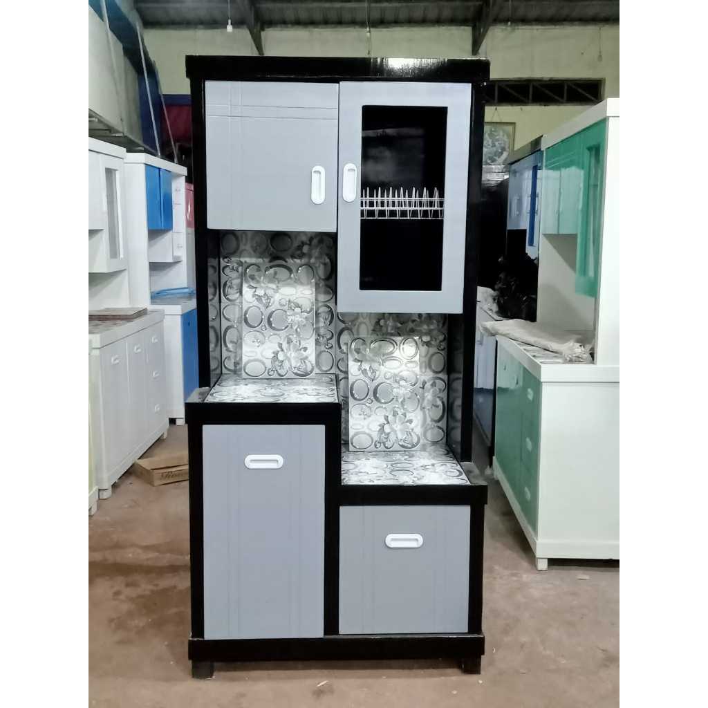 EMARI SAYUR 2 PINTU 15MM / LEMARI PIRING MURAH / LEMARI PIRING MULTIPLEK / LEMARI PIRING 2 PINTU - L