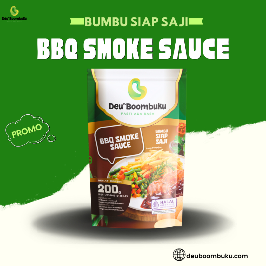 

BBQ Sauce DeuBoombuKu - Saus Barbeque - Saus BBQ - Bumbu BBQ - Bumbu Barbeque - Bumbu Masakan