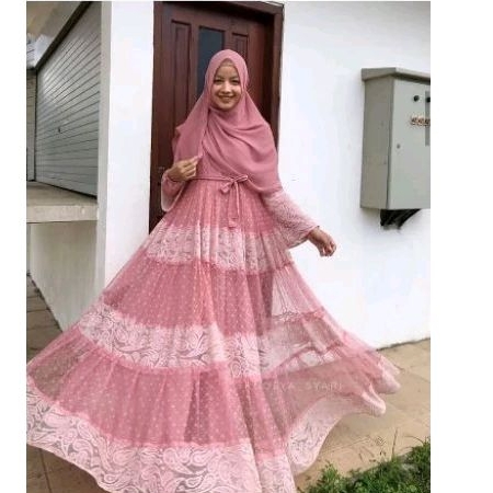 Gamis Dress Nayla by rudeya syar'i / preloved