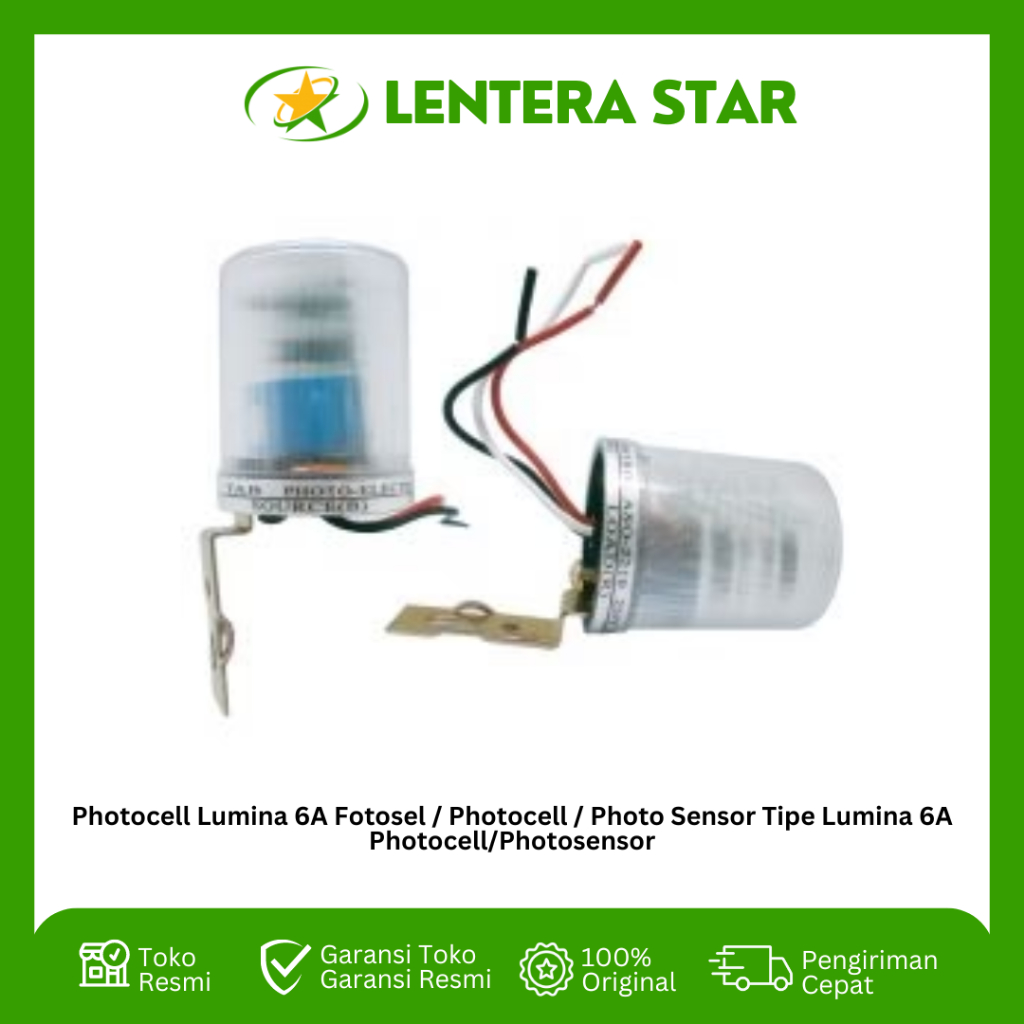 Photocell Lumina 6A Fotosel / Photocell / Photo Sensor Tipe Lumina 6A Photocell/Photosensor