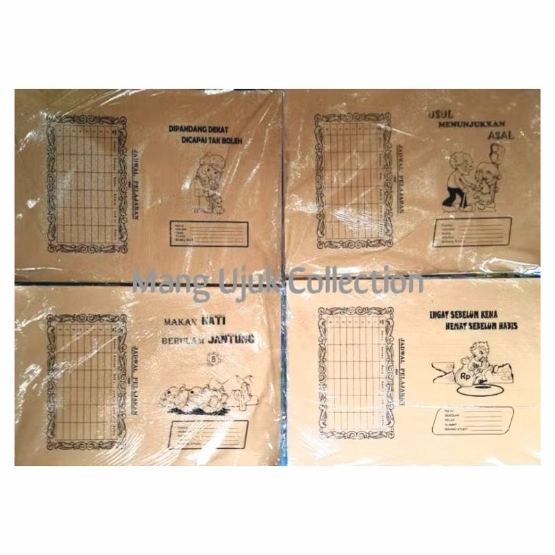 

80 pcs Sampul Kopi Buku Tulis Quarto