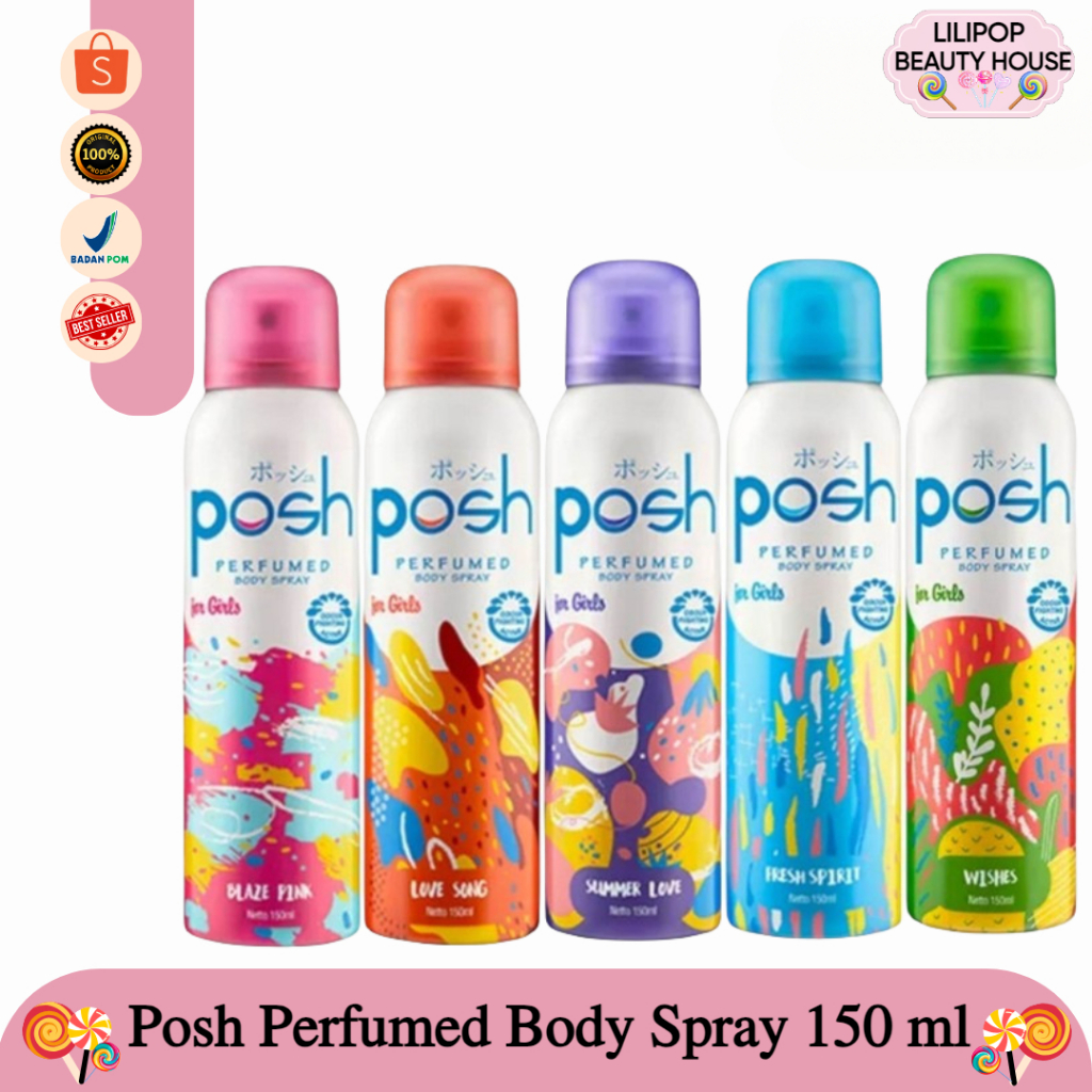Posh Perfumed Body Spray 150 ml - Parfume Posh