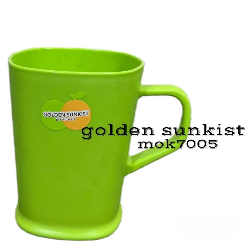 GELAS PLASTIK GOLDEN SUNKIST MOK-7005 // GOLDEN LEMON