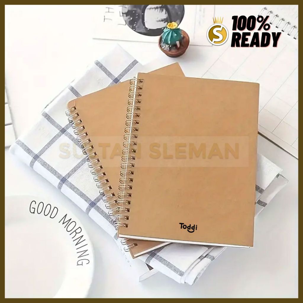 

Buku Catatan Jurnal Spiral A5 Notebook Diary Book / Sketch Journal Book Ukuran A5 100 Halaman