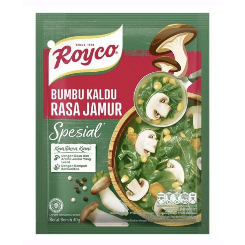 

Royco Bumbu Kaldu Rasa Jamur Spesial 40 Gram