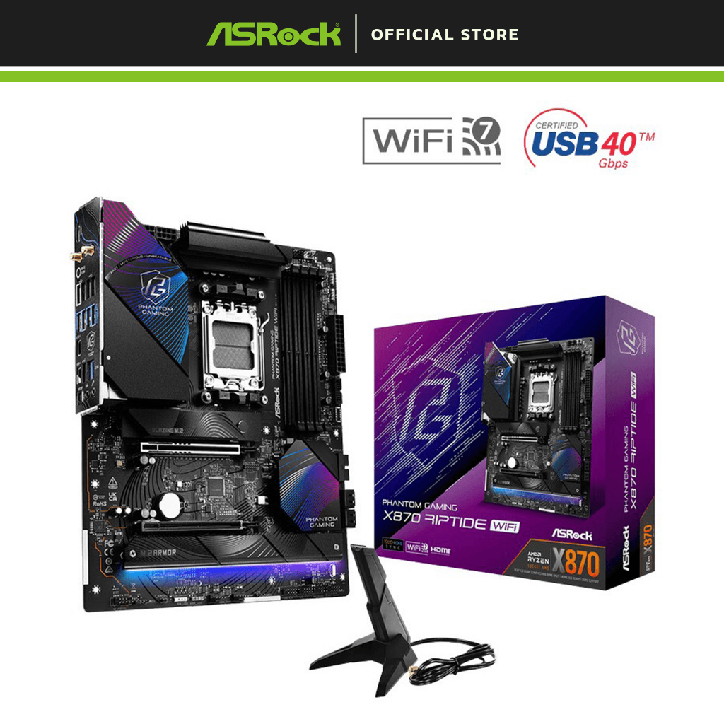 ASRock PHANTOM GAMING X870 Riptide WiFi