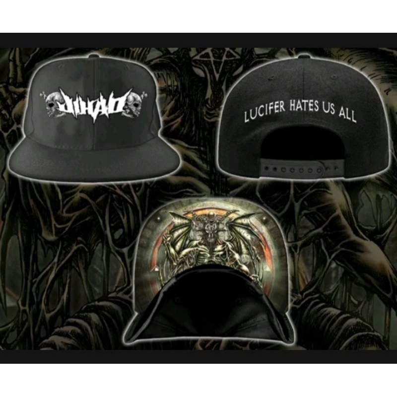 Topi snapback Jihad death metal