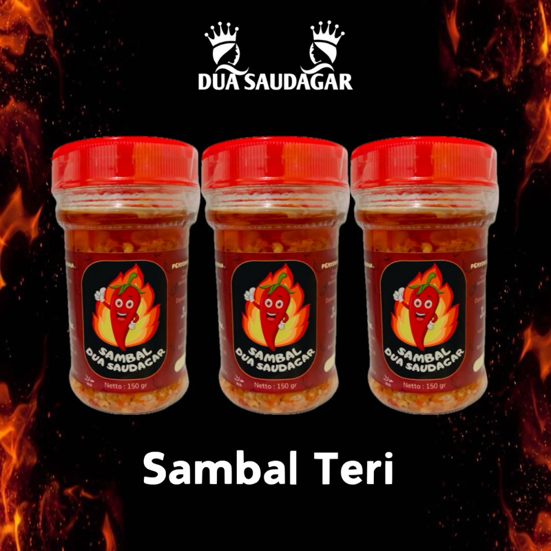 

SAMBAL TERI 150gr | SAMBAL DUA SAUDAGAR