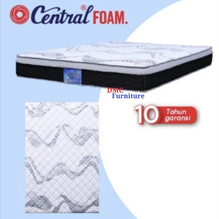 CENTRAL FOAM 120X200 KASUR CENTRAL KASUR EMPUK KASUR BERGSRANSI 10 TAHUN