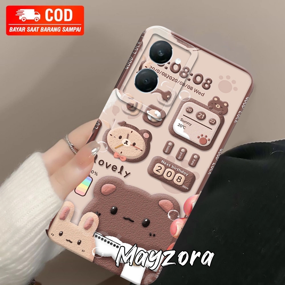 Softcase  REDMI 6A 6 5A 4A NOTE 6 5 5PRO 5A 5A PRIME Case Bear Brown Cute - Case Cantik - Case Bear 