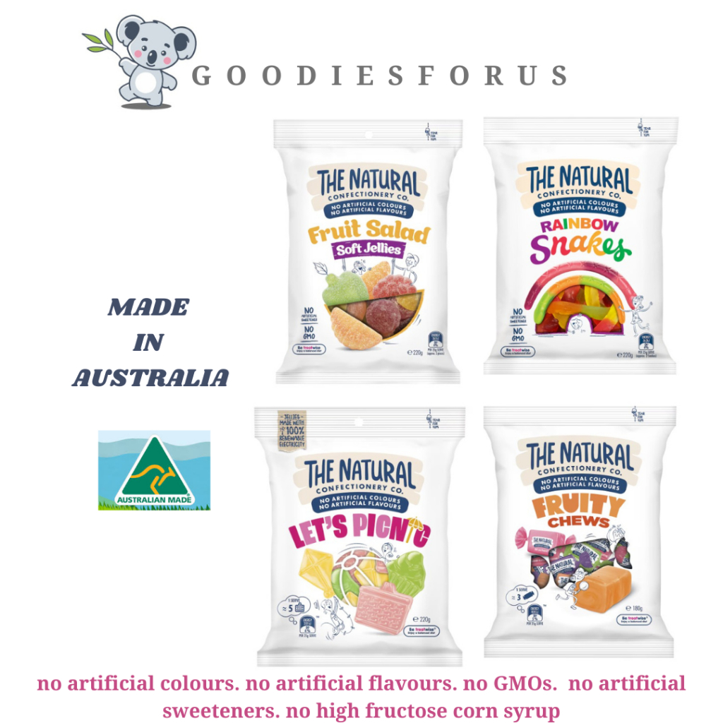 

The Natural Australia Organic Jelly Chewable Candy 220gr/Permen Organik