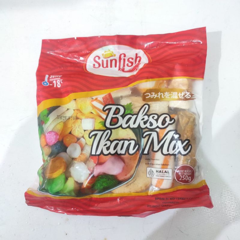 

Bakso ikan mix sunfish 250gram