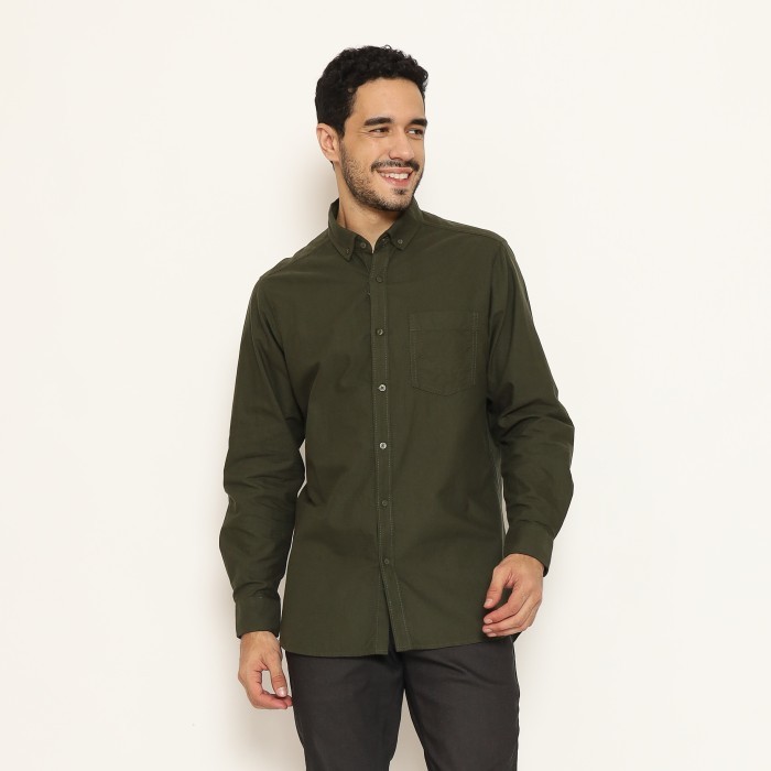 Lawell Kemeja Pria Lengan Panjang // Atasan Pria // Kemeja