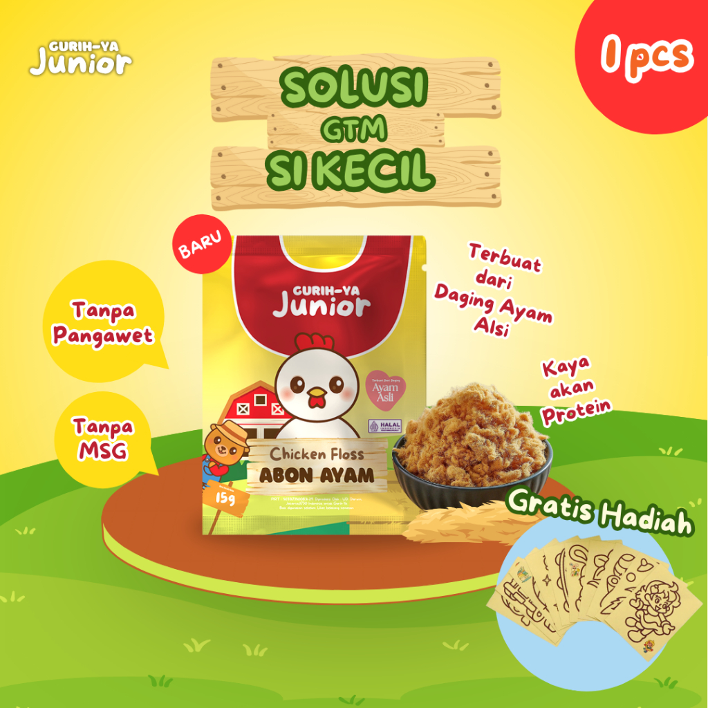 

Gurihya Junior - Abon Ayam - 15g