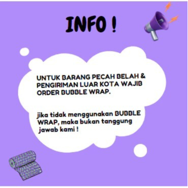 

Extra Bubble Wrap buble pengaman untuk paket buble untuk packing agar aman