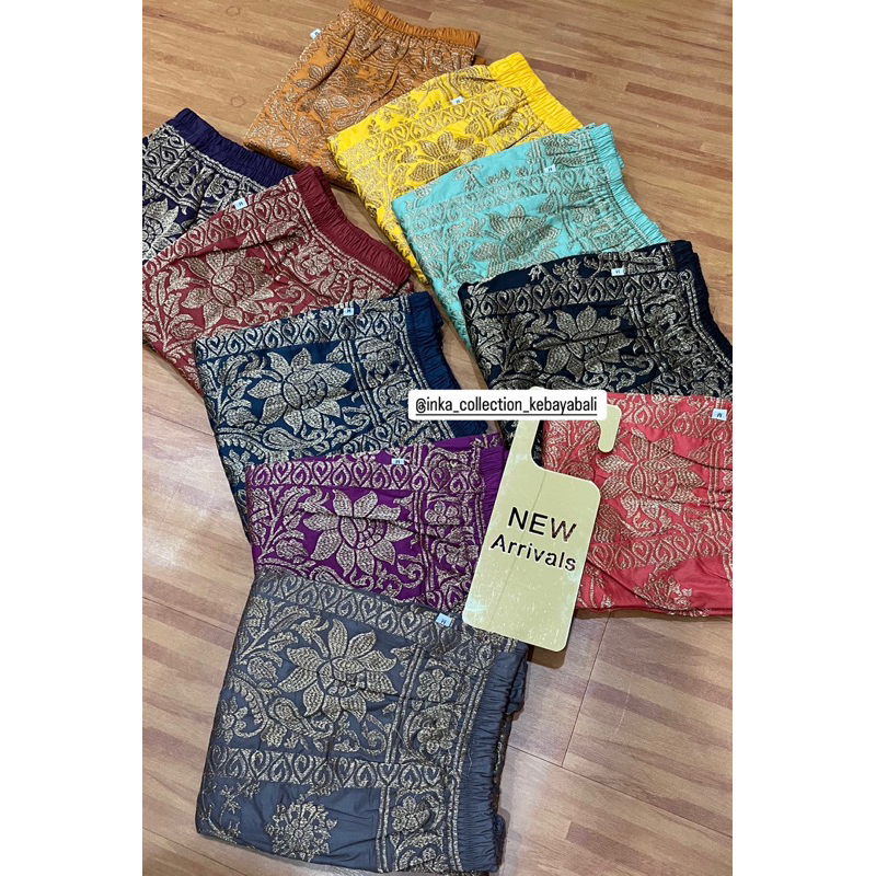 Kamen jadi songket bordir strech premium PATRA MAWAR CENDANAMAS by Inka