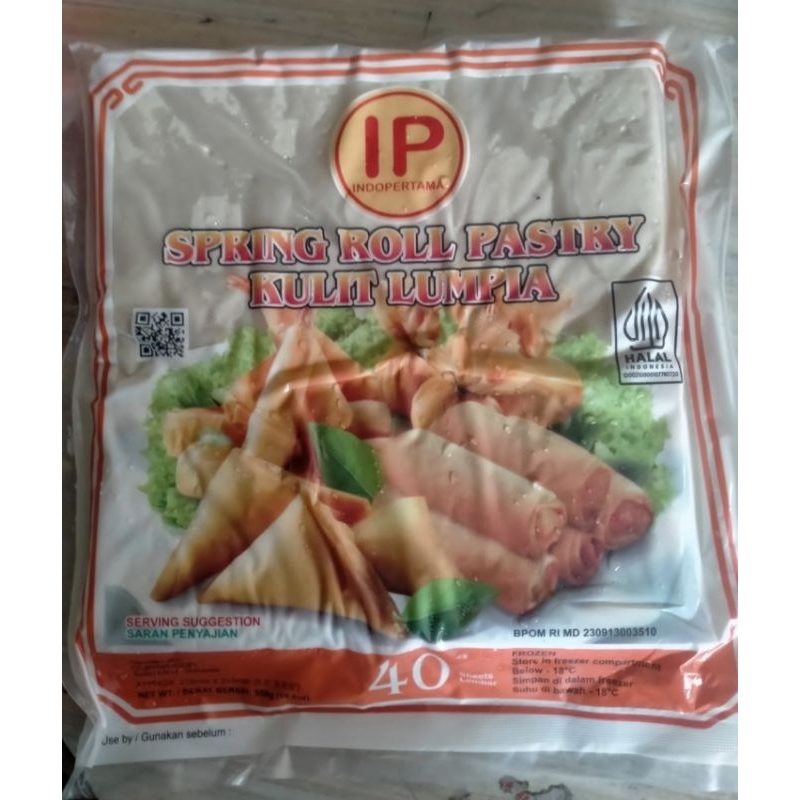 

Kulit Spring roll Indopertama 8.5inch (21.5 x 21.5cm) indo pertama kulit lumpia