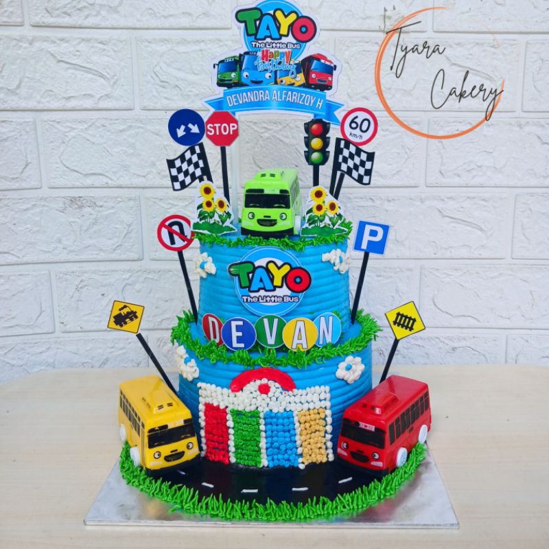 

KHUSUS OFFLINE | Kue Ulang Tahun Tayo 2 Tingkat