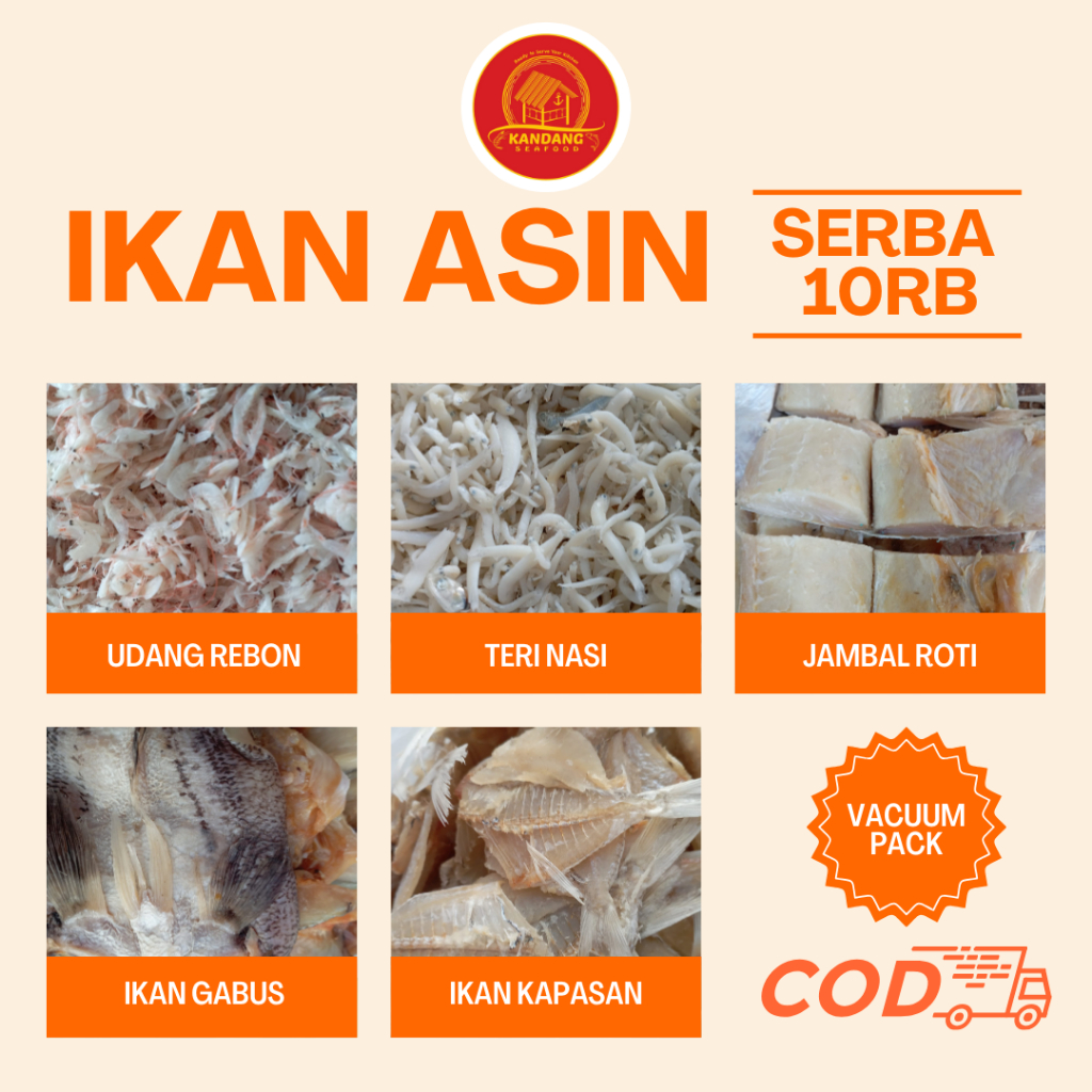 

Ikan Asin / Ikan Kering Premium / Vacuum Pack