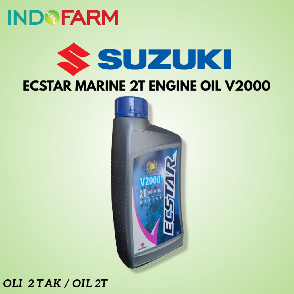 OLI MESIN SUZUKI 2 TAK ECSTAR MARINE 2T (1L) /oli outboard 2T V2000