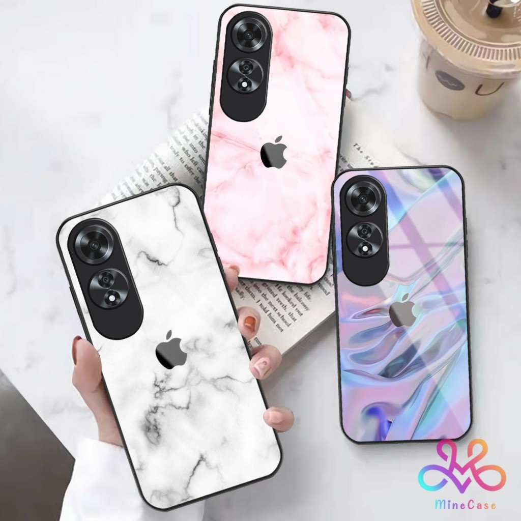 {Q75} Softcase Kaca Glossy OPPO A60 - Casing HP OPPO A60
