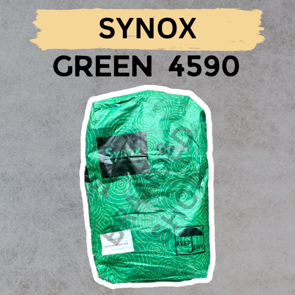 Pewarna / Iron Oxide / Pigment / Oker / Verf - Synox / Synthetic Oxide Pigment 25KG - Green 4590